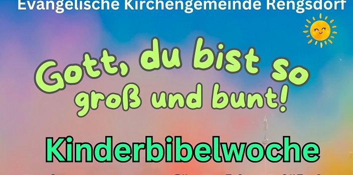 Kinderbibelwoche für 7- bis 12-jährige