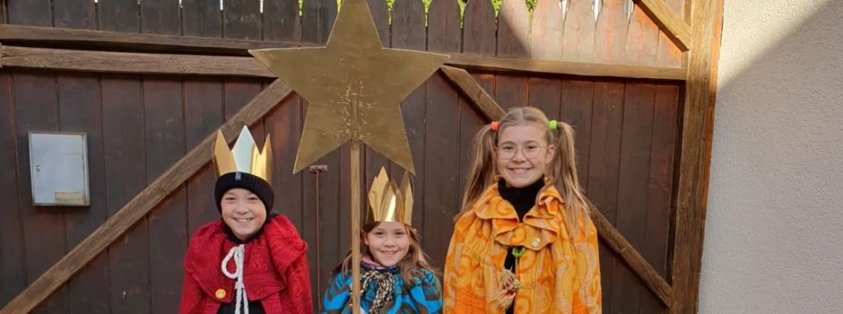 Sammelaktion der Sternensinger