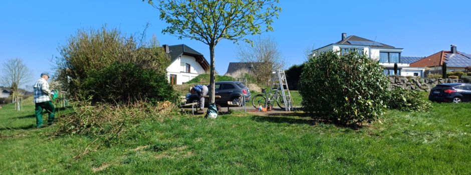 Auch der alte Bur im Mäherbachtal wurde herausgeputzt