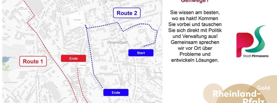 Zweiter Fußverkehrs-Check verschiebt sich wegen Extremwetter