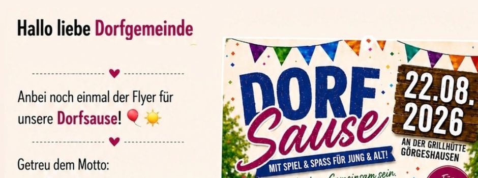 Dorfsause Görgeshausen
