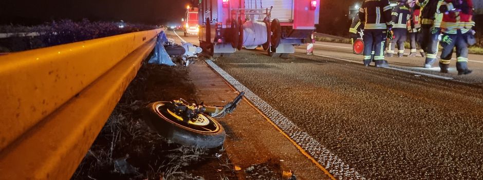 Unfall auf A60: Motorradfahrerin (21) schwer verletzt