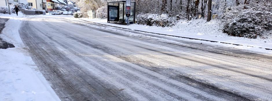 Schnee in Mainz: Ausfälle und Verspätungen im ÖPNV am Dienstag