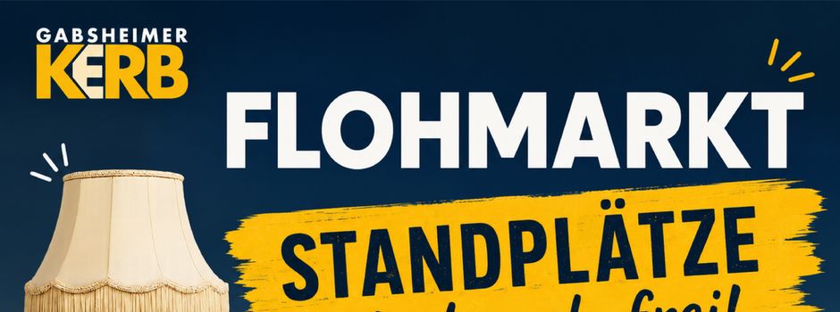 Jetzt noch Standplatz für den Kerbe-Flohmarkt sichern!