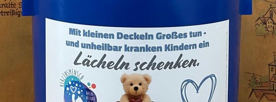 Kronkorken-Sammlung für "Herzensmensch"