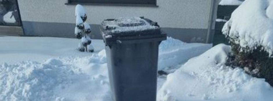 Info Leerung schwarzer Tonne