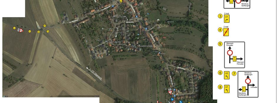 Der Landkreis informiert: Umleitung in Gerlfangen 25.04.23