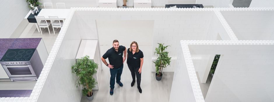 Start-Up aus Augsburg baut Häuser 1:1 aus Kunststoffbausteinen