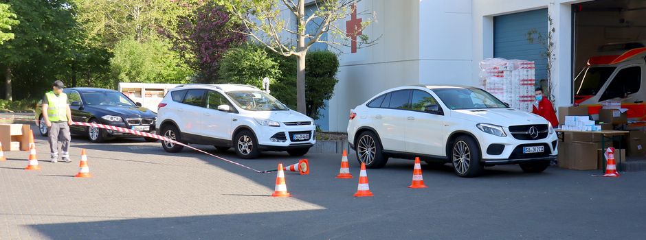 Käuferansturm überraschte die Mitarbeiter vom DRK Niederkassel