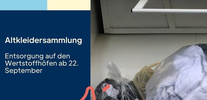 Altkleidercontainer werden nicht mehr geleert