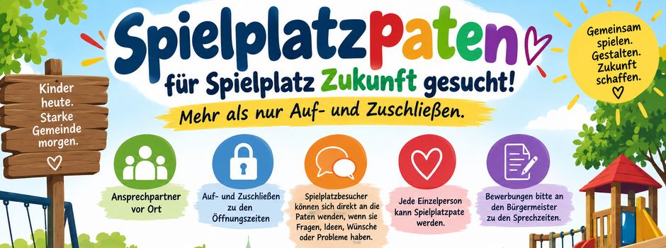 Spielplatz Zukunft sucht Spielplatzpaten
