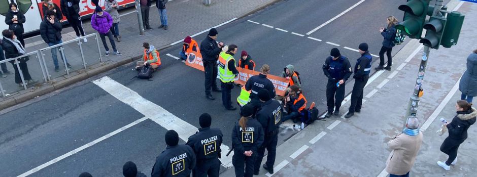 Aktivisten der „Letzten Generation“ in Mainz: So lief die Aktion