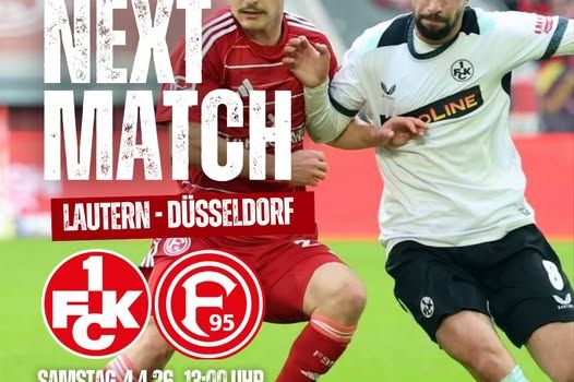 Next Match Fortuna Düsseldorf ! "The Boys in Red" are back !