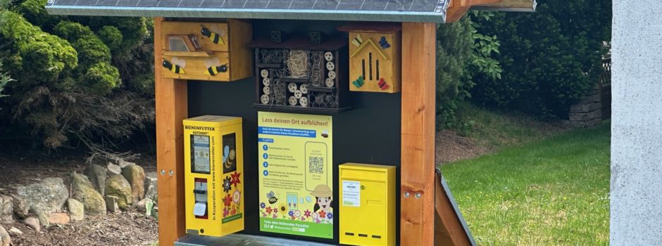 Weltbienentag 2025: Bienenautomat neben der Kulturwerkstatt