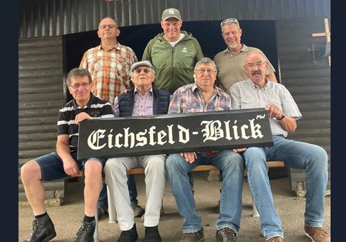 Eichsfeld - Blick mit neuem Schild