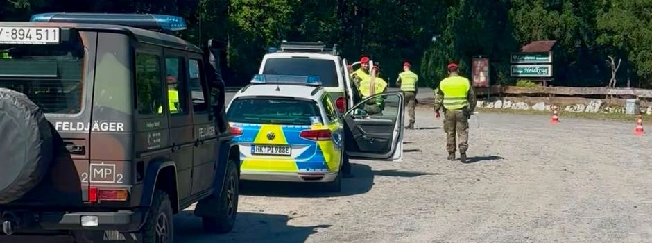 Polizei und Feldjäger kontrollieren mehr als 170 Fahrzeuge