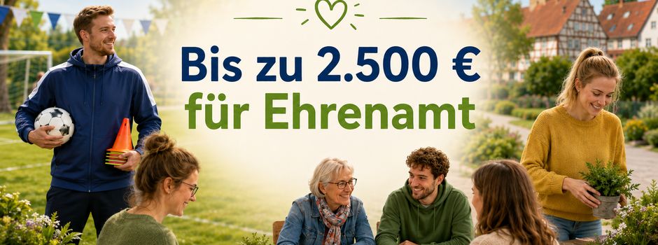 Bis zu 2.500 Euro für ehrenamtliche Projekte