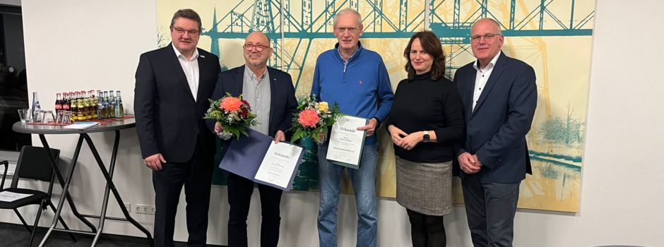 Ehrung von Ratsmitgliedern
