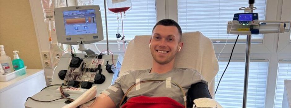 Mainzer Polizist (28) rettet Mann (60) mit Stammzellenspende