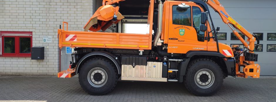 Neuer Unimog für den Bauhof 