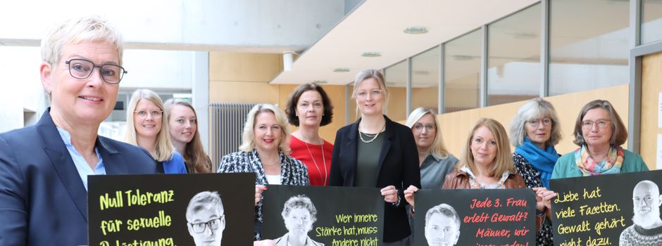 Aktion ‚Gegen Gewalt an Frauen‘: Was männlich ist….