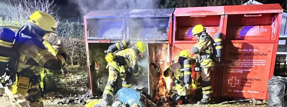 Mehrere nächtliche Brände in Worms halten Feuerwehr auf Trab