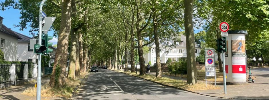 Diese Straße soll demnächst zur Fahrradstraße werden