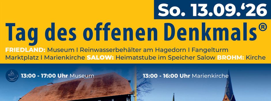 Auf den Spuren des Wassers: Tag des offenen Denkmals in Friedland