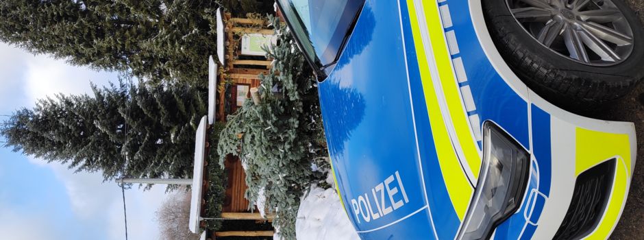 Sachbeschädigung am Dorf-Weihnachtsbaum