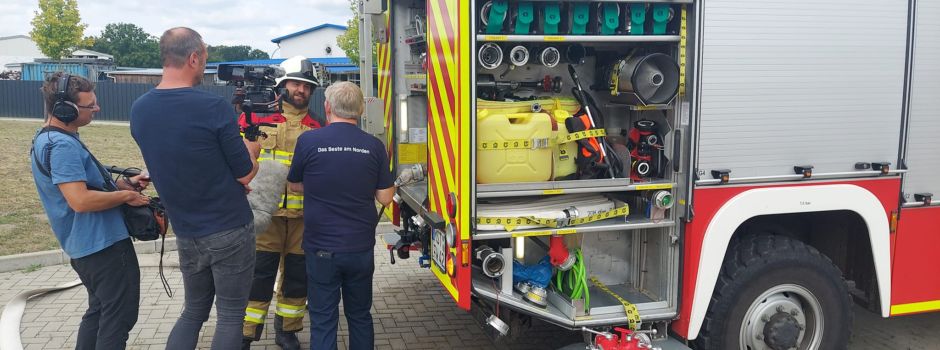 Dreharbeiten mit dem NDR