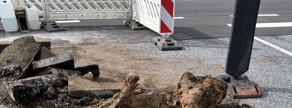 Kuriosität an der Kreuzung nach Karow 