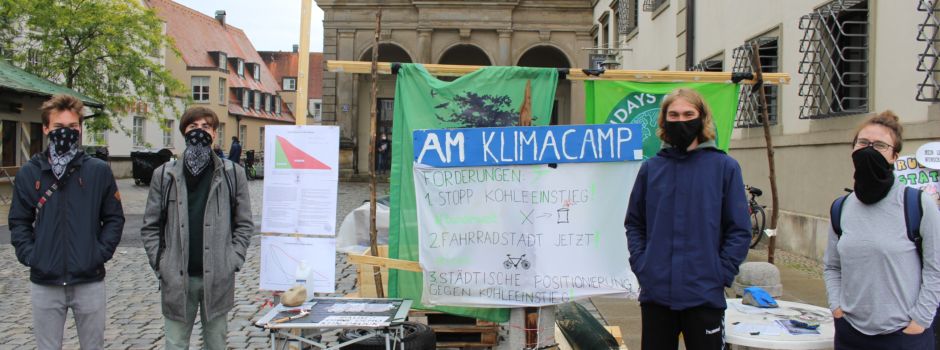 Nachgefragt: Das passiert im Protestcamp am Rathaus