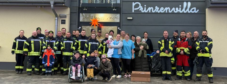 Überraschungsfahrt mit Blaulicht