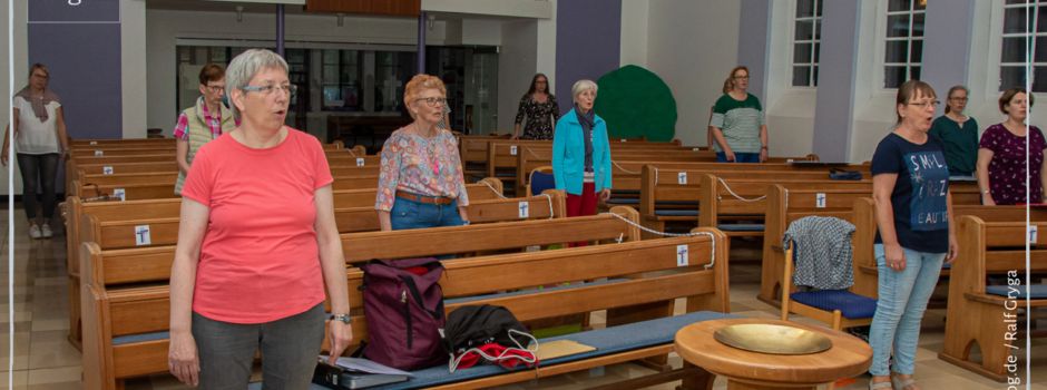 Rainbow Gospelchor probt wieder zusammen