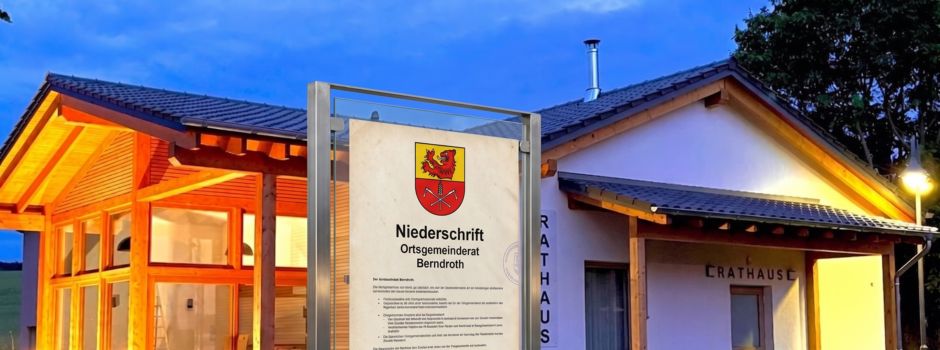 Sitzung des Gemeinderates Berndroth vom 26.05.2026