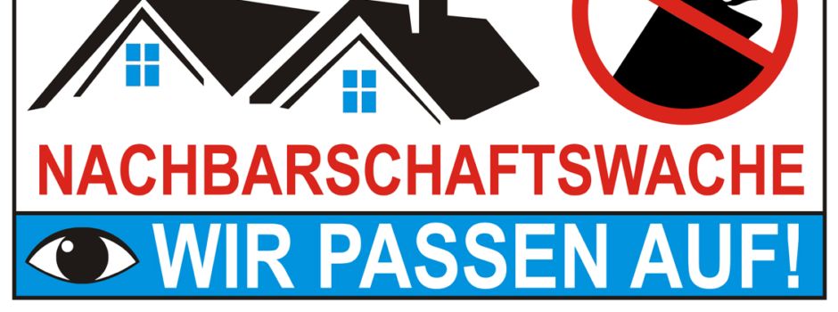 ACHTUNG Einbrecher im Dorf!