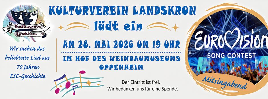 Grand Prix-Fieber im Museumshof: Oppenheim singt sich durch 70 Jahre ESC