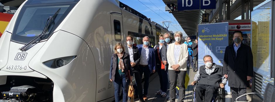 „Mireo“, der neue S-Bahn-Triebwagen auf der Strecke Mainz-Mannheim