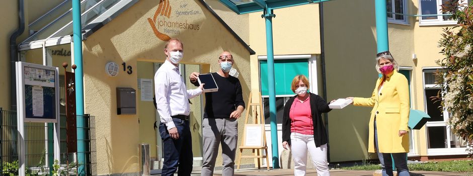 Gegen die Einsamkeit – Tabletspende für das Altenzentrum Oppenheim und das Johanneshaus Nierstein