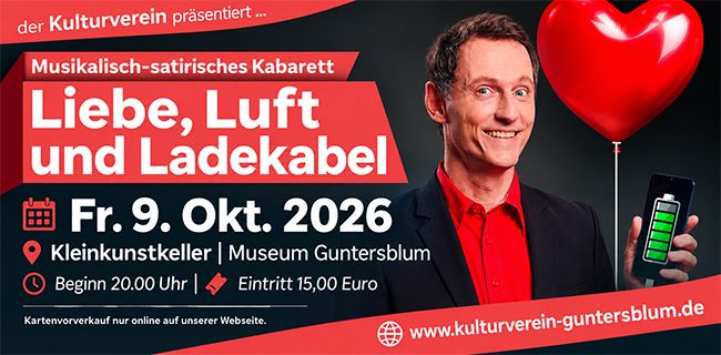 Kabarett am Klavier: Konstantin Schmidt fragt nach dem Sinn im Kabel-Chaos