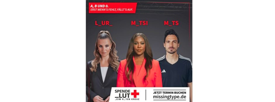 DRK-Blutspendedienst bittet dringend zur Blutspende.