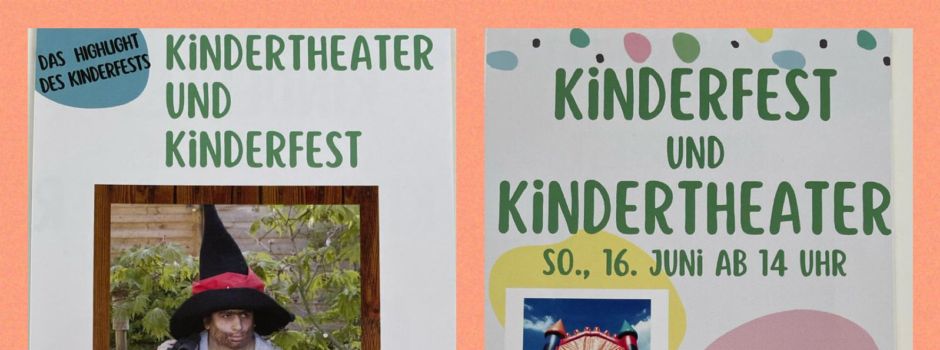 Heute ab 14 Uhr: Auf zum Kinderfest und Kindertheater (14.30 Uhr)