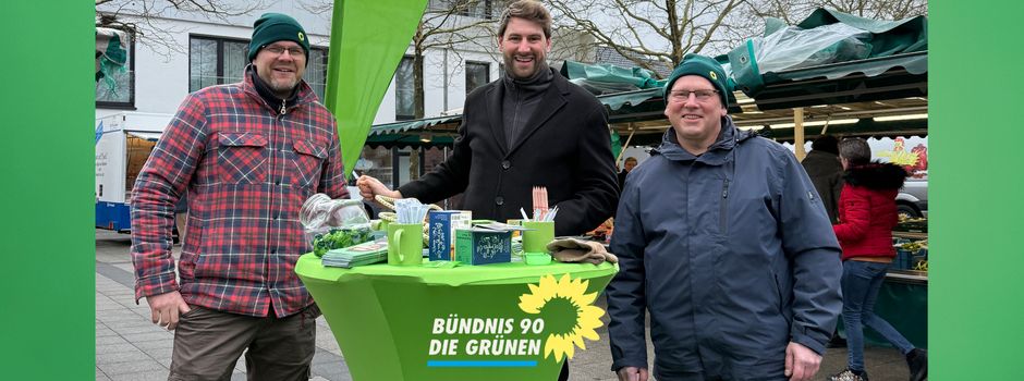 Wahlwerbung: Grüne Ideen, grüne Zukunft: Sebastian Stölting steht für Wandel