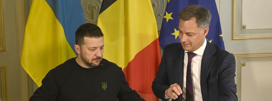 Selenskyj in Belgien - 30 Kampfjets für die Ukraine