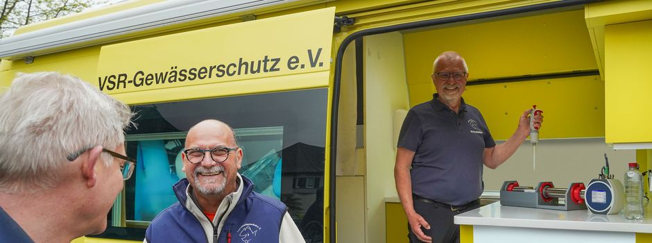 Verein testet auf dem Lüneburger Marktplatz Brunnenwasser
