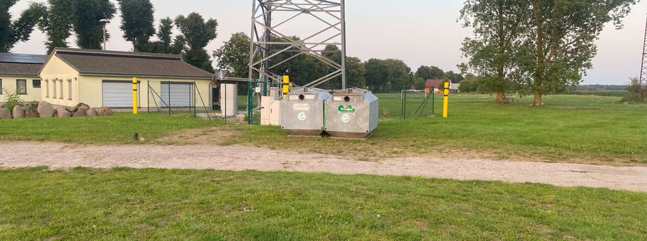 Neuer Standort der Glascontainer