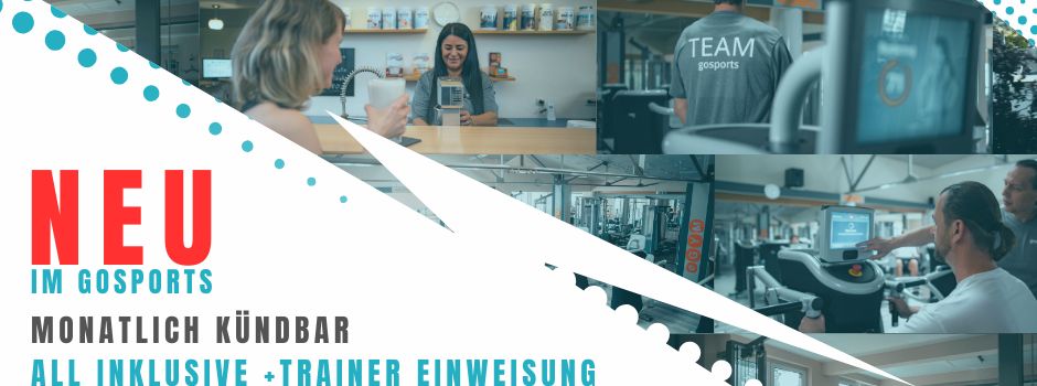 NEU im GoSports: Flexibel trainieren – ohne lange Bindung