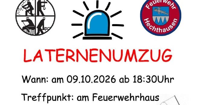 Laternenumzug - Feuerwehr Hechthausen