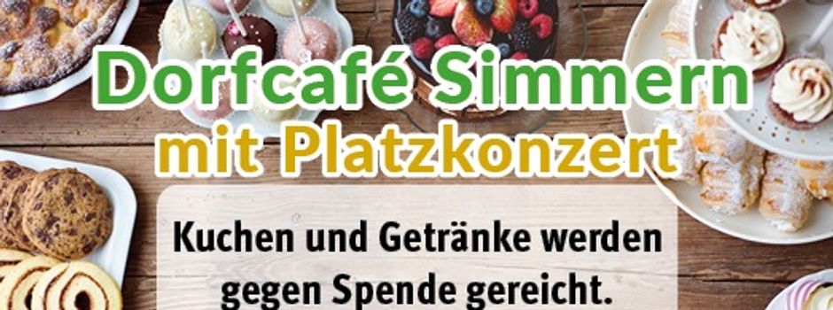 Gemütliches Dorfcafé in Simmern am 21. Juni mit Platzkonzert