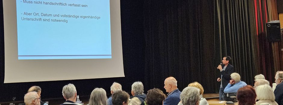 Vorsorge und Verfügungen standen beim Kaffeenachmittag im Fokus